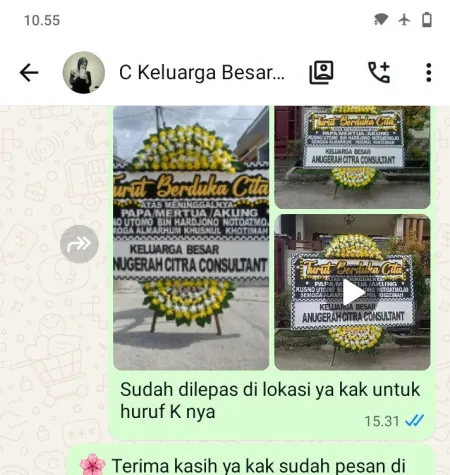 Pengiriman Papan Bunga Duka Cibinong Bogor