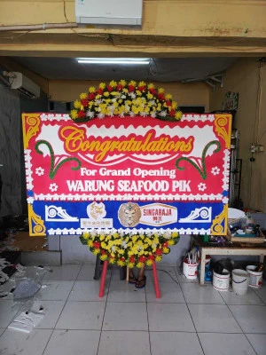 Papan Bunga di Cibinong Bogor